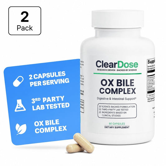 ClearDose Ox Bile Complex - 2 More Bottles