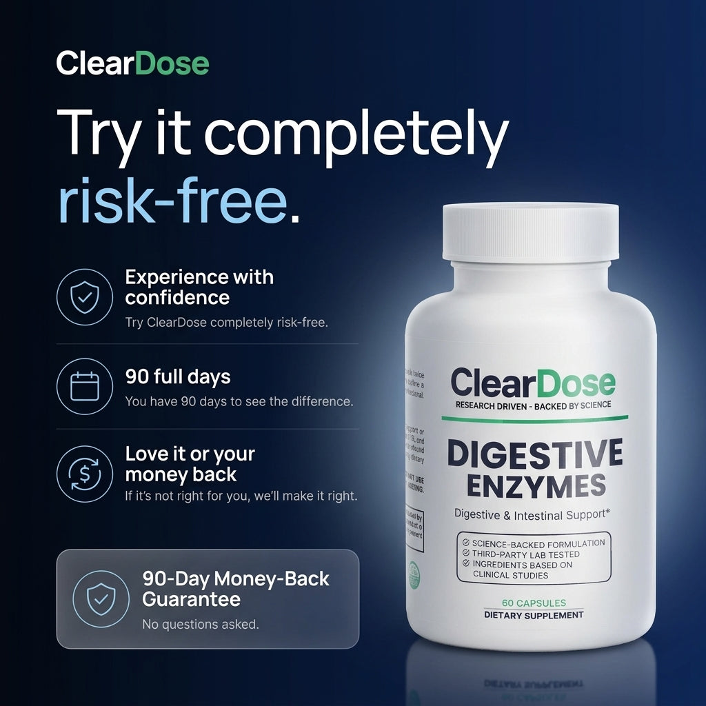 ClearDose Digestive Enzymes - 4 Bottles