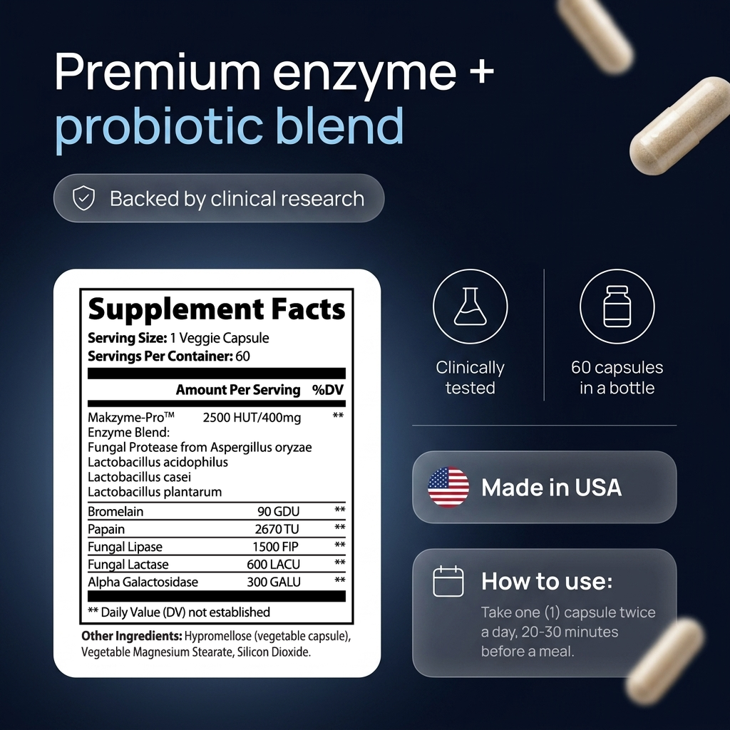 ClearDose Digestive Enzymes - 4 Bottles