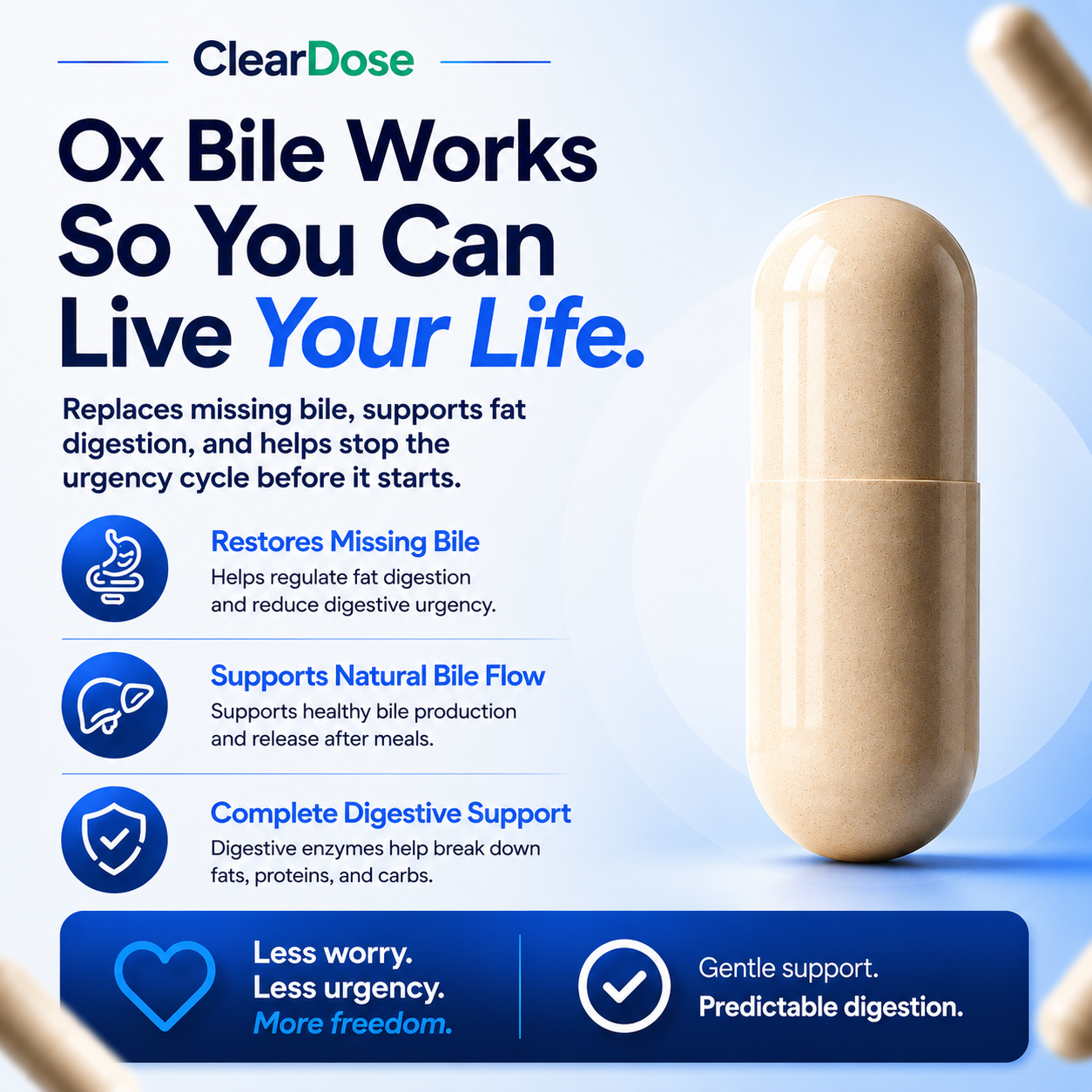 ClearDose Ox Bile Complex