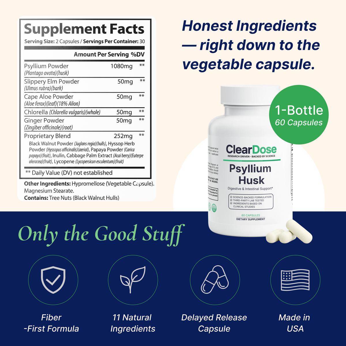 ClearDose Psyllium Husk